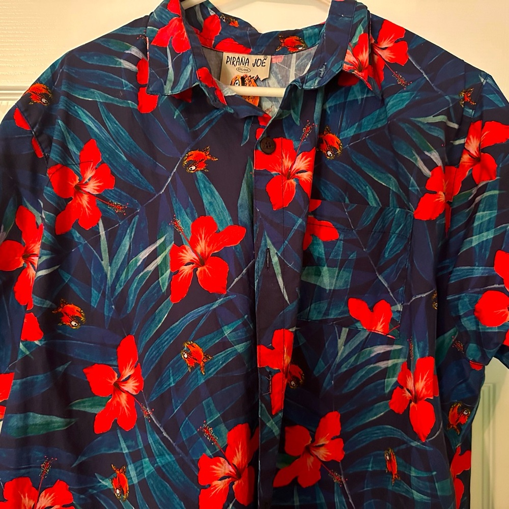 Men’s Piraña Joes Hawaiian Shirt
